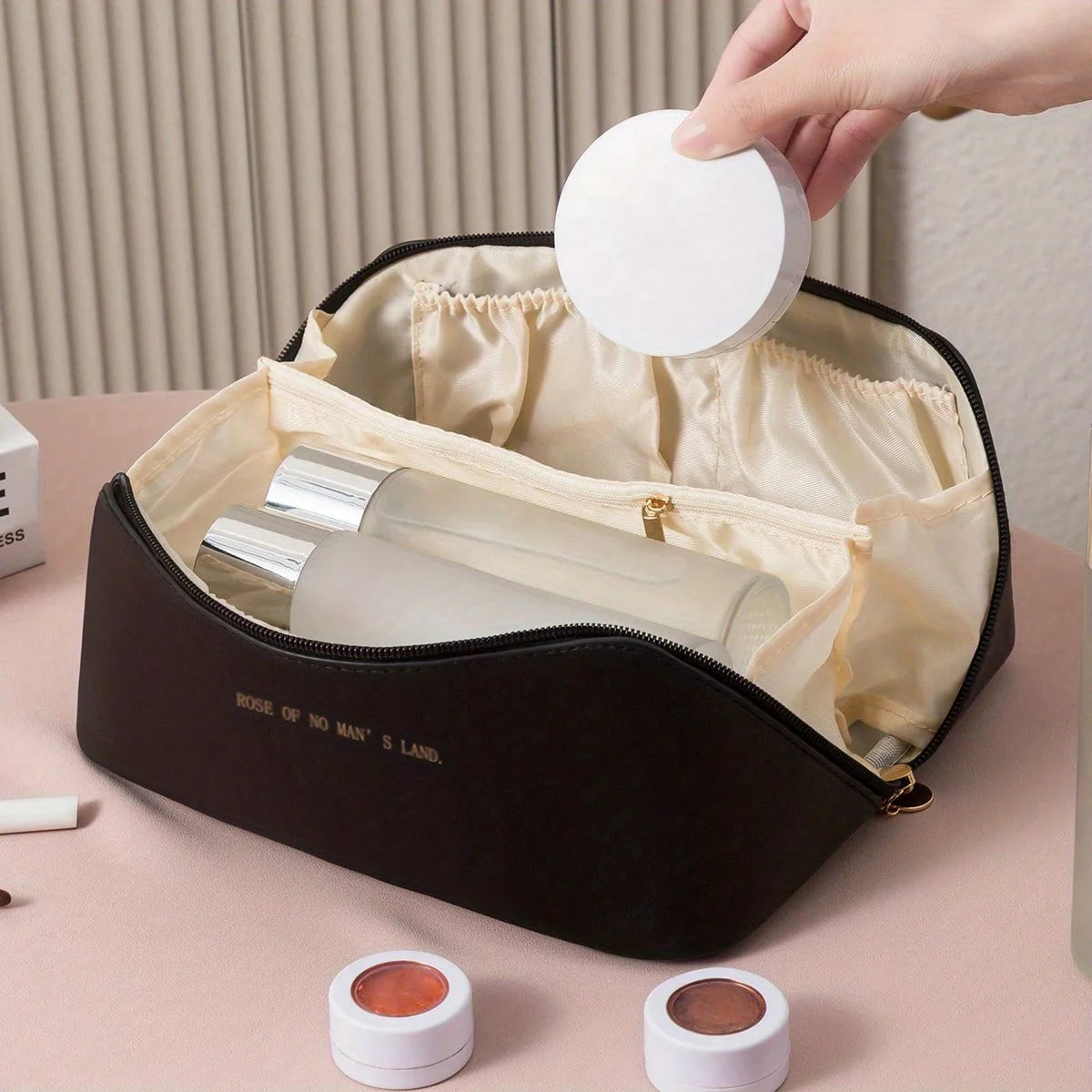 Bolsa de maquiagem moderna – espaçosa, durável e estilosa