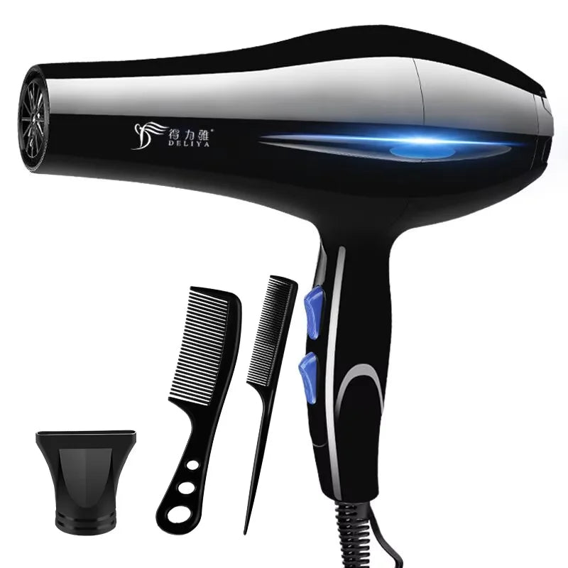 Secador de Cabelo Iônico Profissional 2200W – Rápido e Potente