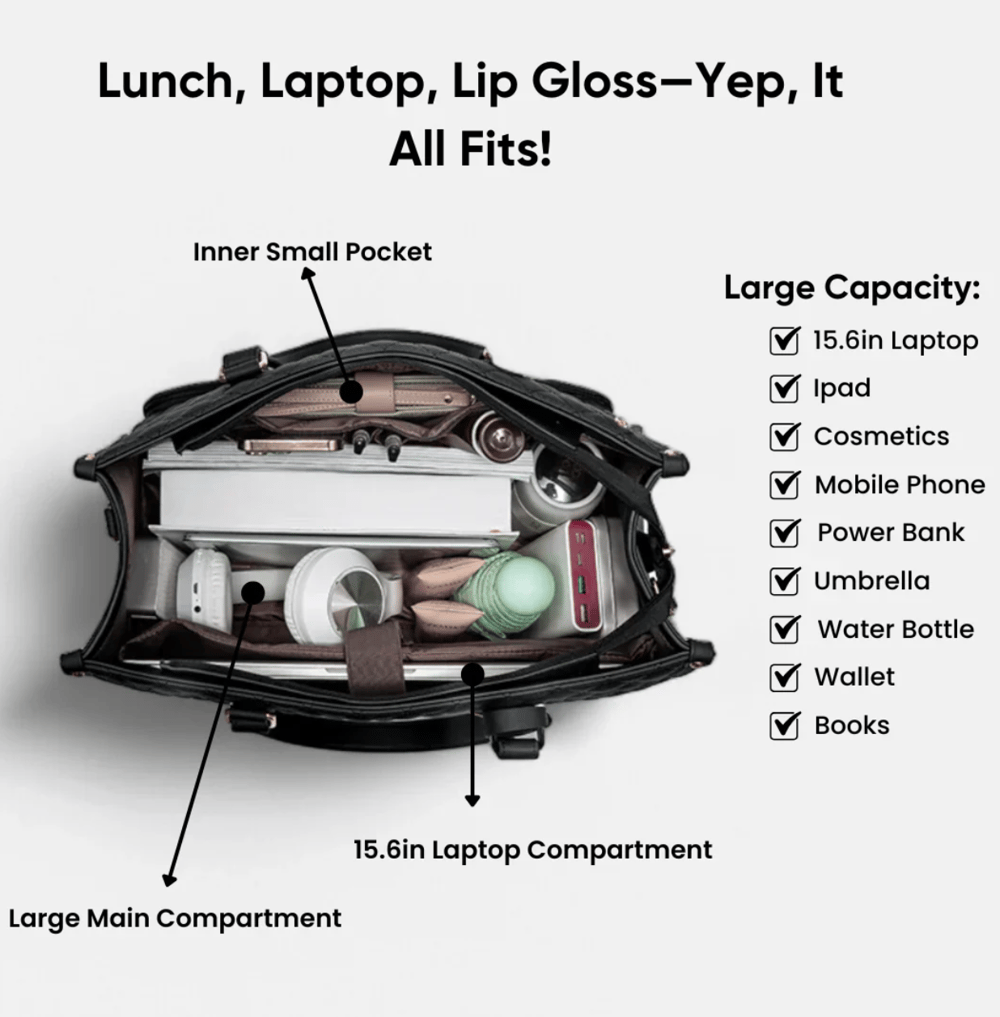š„ 2025 Hot Sale š2 in 1 Tote Bag Lunch Bag Comboš