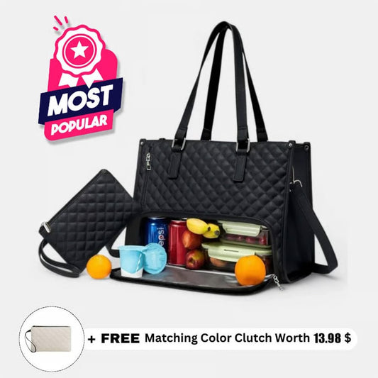 🔥 2025 Hot Sale 💝2 in 1 Tote Bag Lunch Bag Combo💝