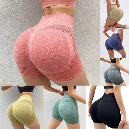Shorts esportivos femininos – secagem rápida e ajuste elástico